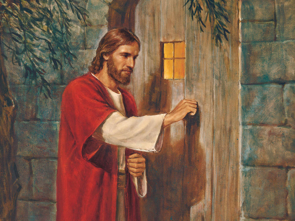 Jesus Christ Entering Our Homes Wallpaper