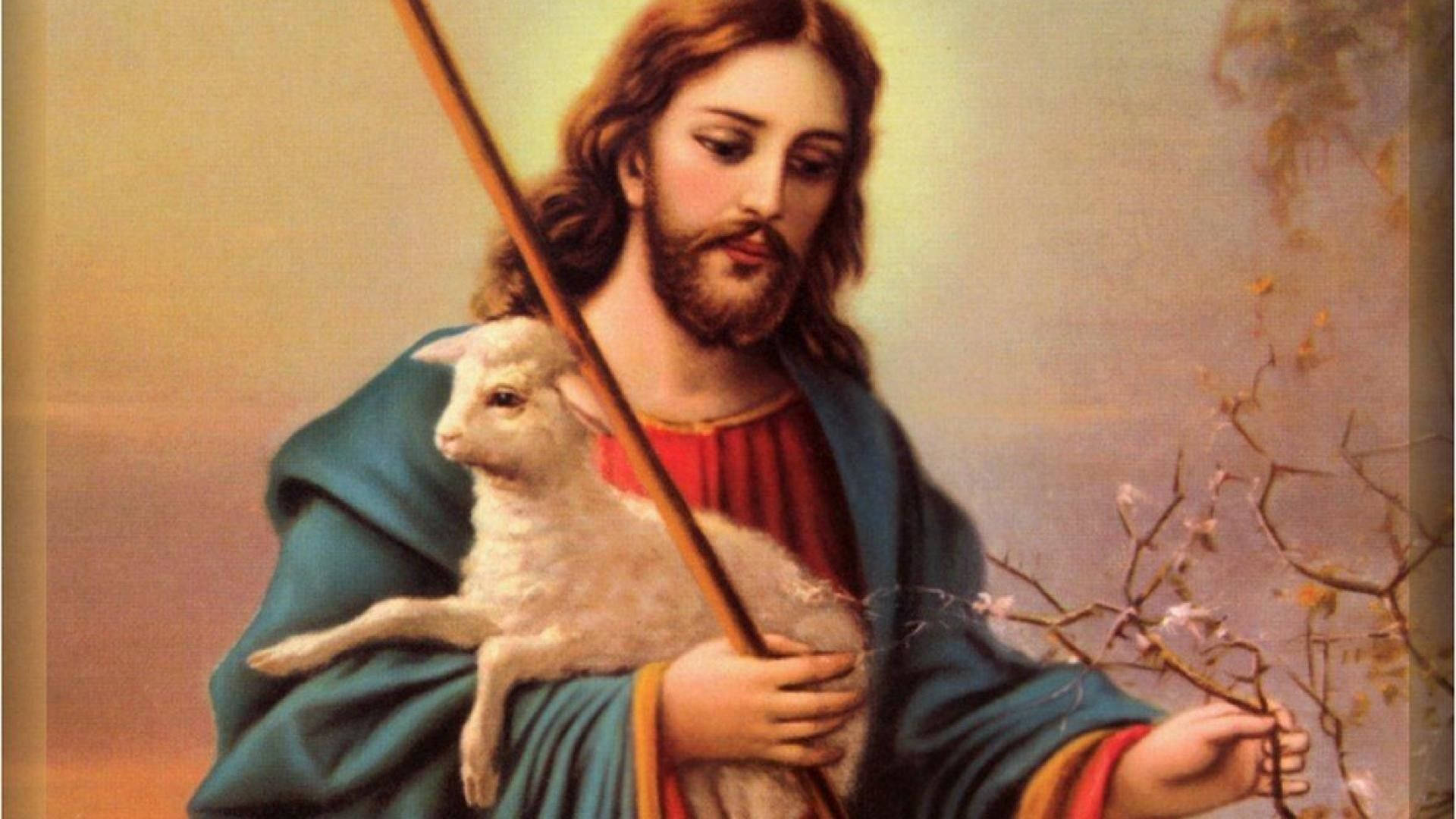 Jesus, The Shepherd Wallpaper