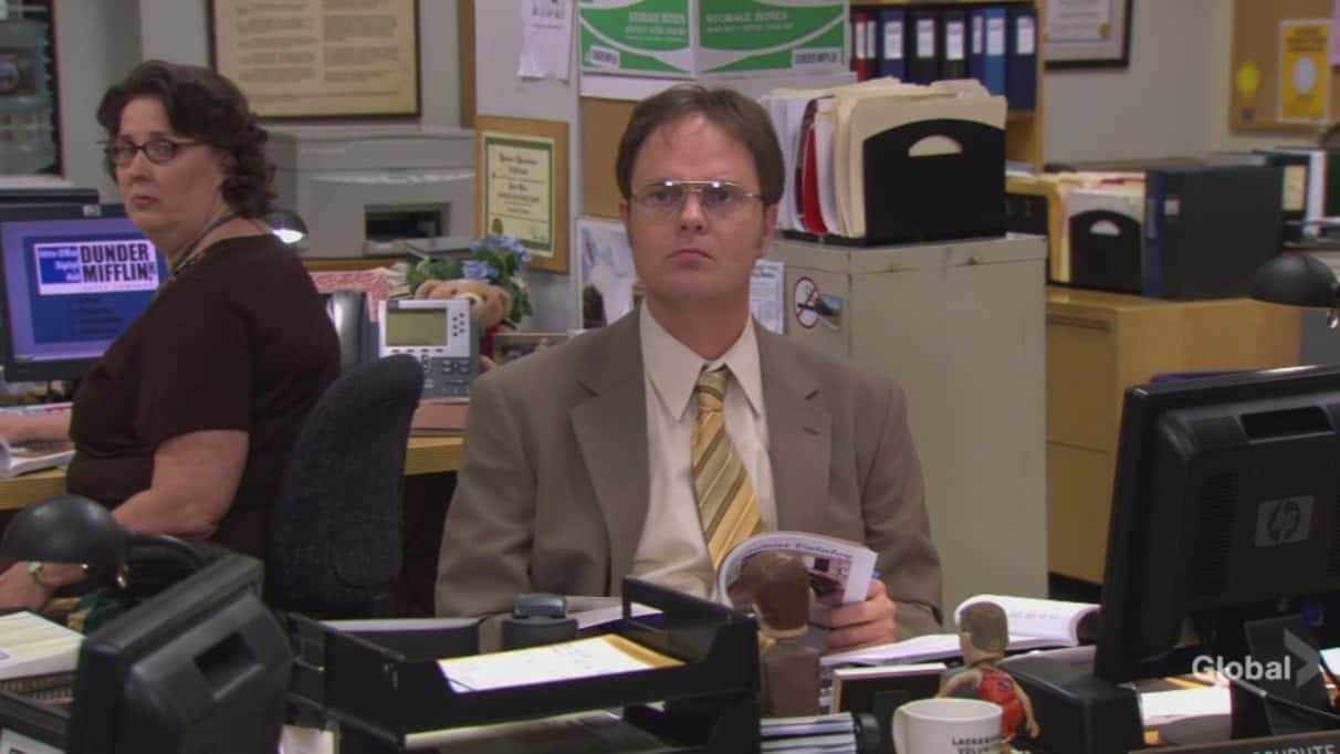 Jim Halpert Isn't The Only One Who Just Can't Contain His Excitement When It Comes To Dwight Schrute Wallpaper