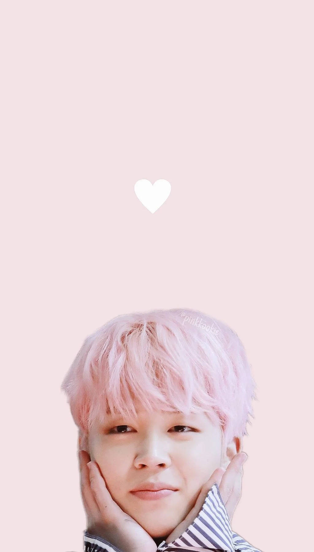 Jimin Bts Cute Flower Pose Wallpaper