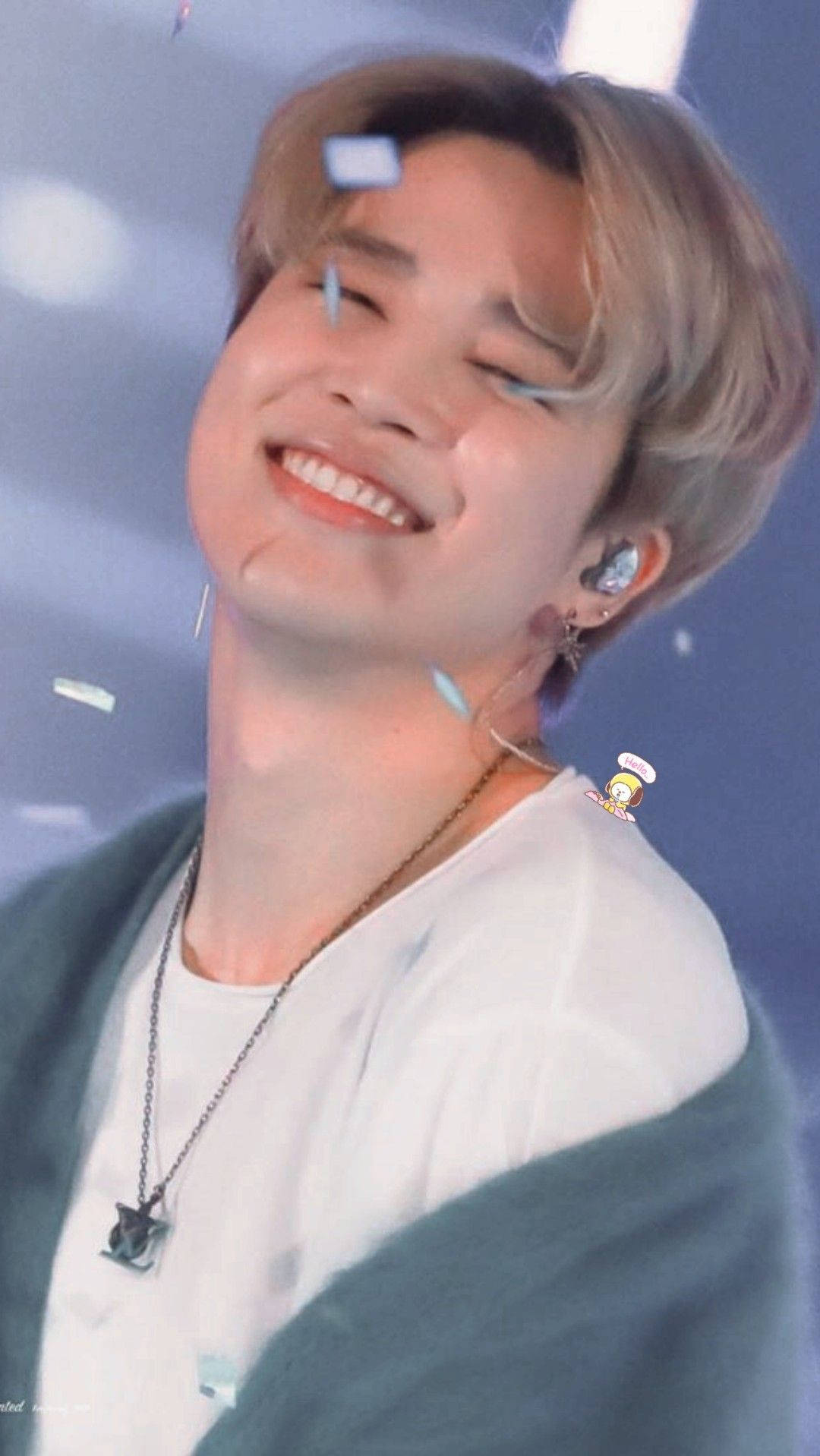 Jimin Bts Cute Wide Smile Wallpaper