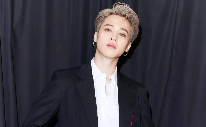 Jimin Of Bts Dark Suit Wallpaper