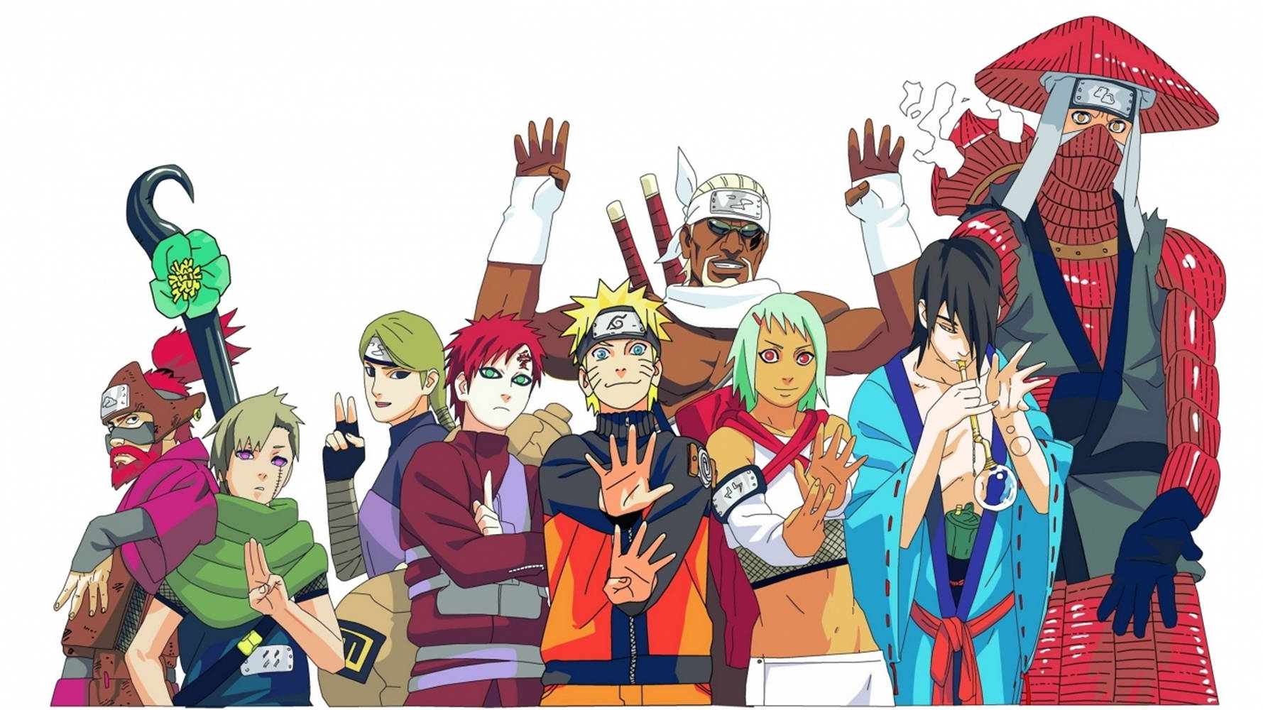 Jinchūriki Characters Naruto Laptop Wallpaper