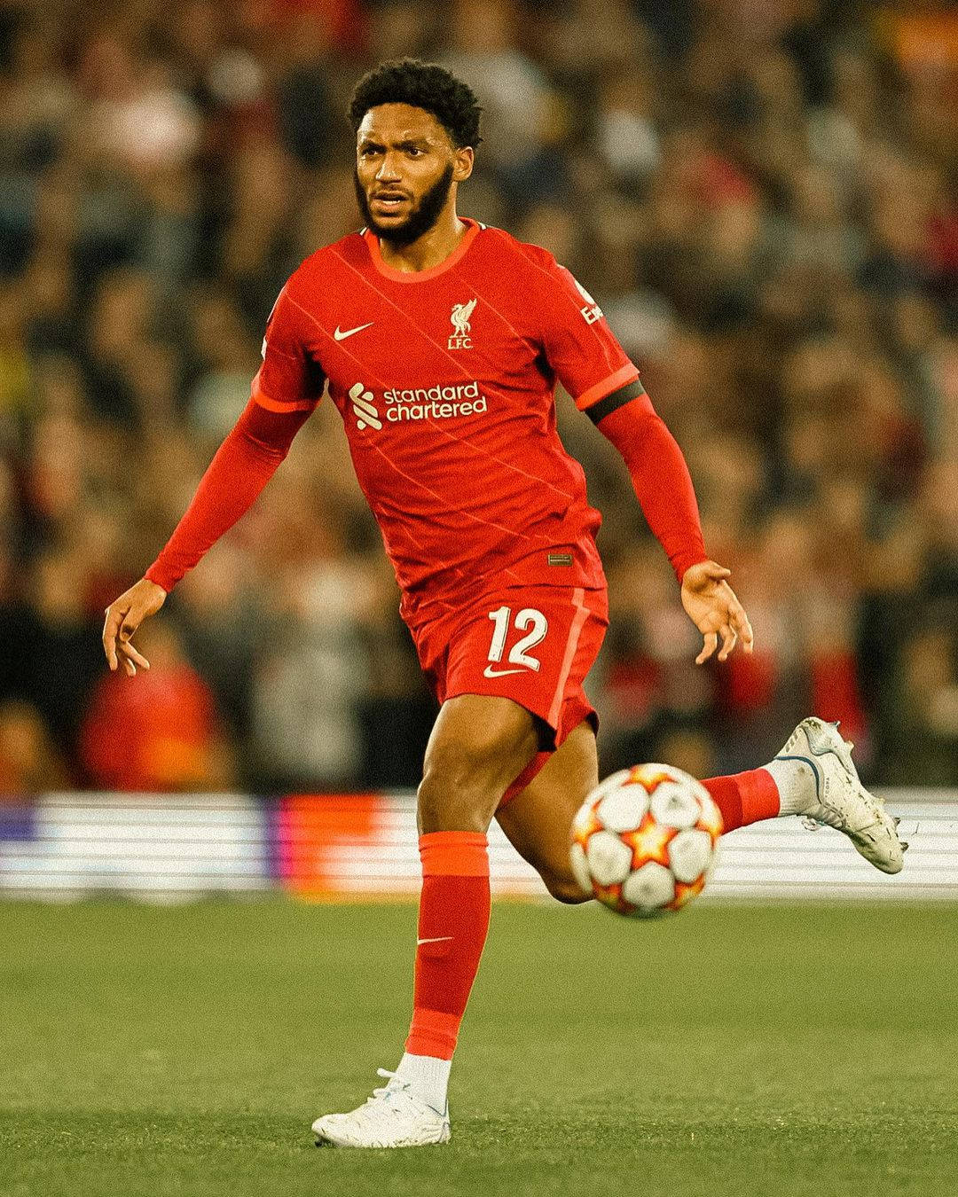 Joe Gomez Running Behind Ball Wallpaper