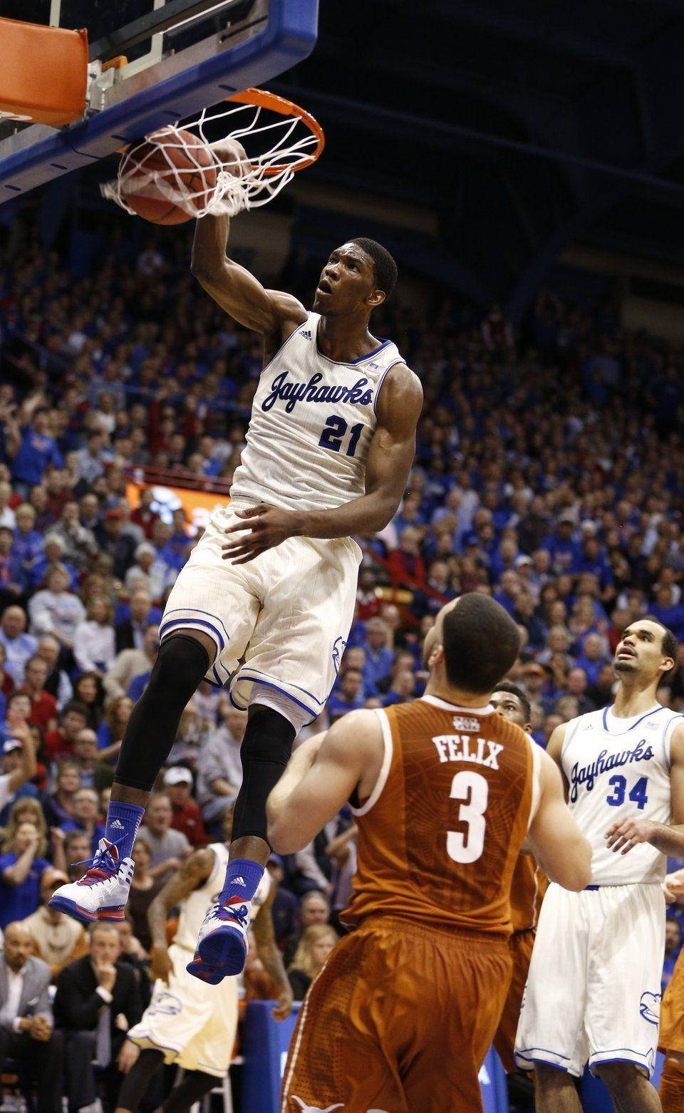 Joel Embiid One-hand Dunk Wallpaper