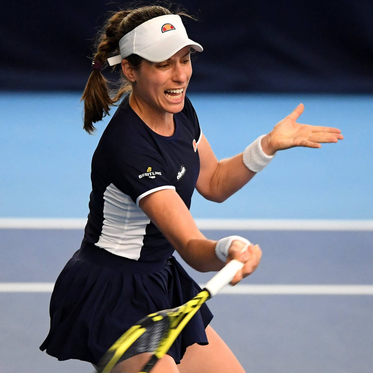 Johanna Konta Ponytail Braid Wallpaper