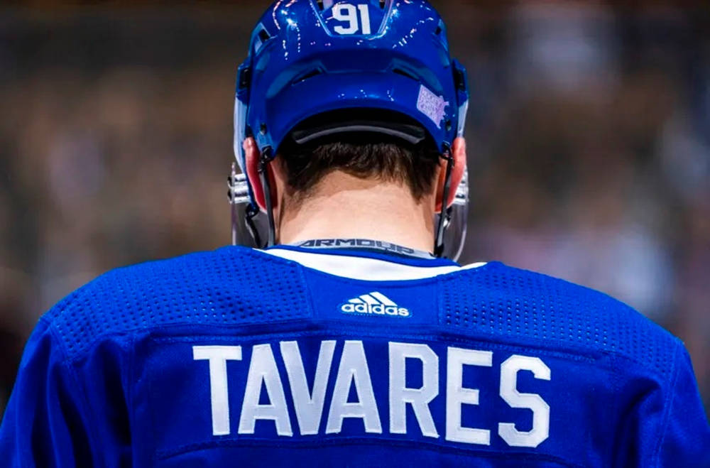 John Tavares In Blue Jersey Wallpaper