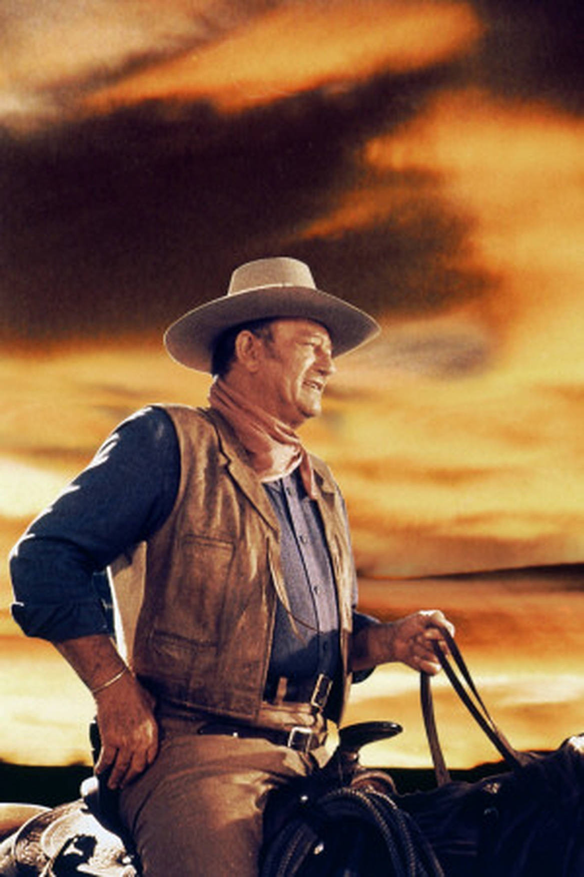 John Wayne Aesthetic Portrait Wallpaper