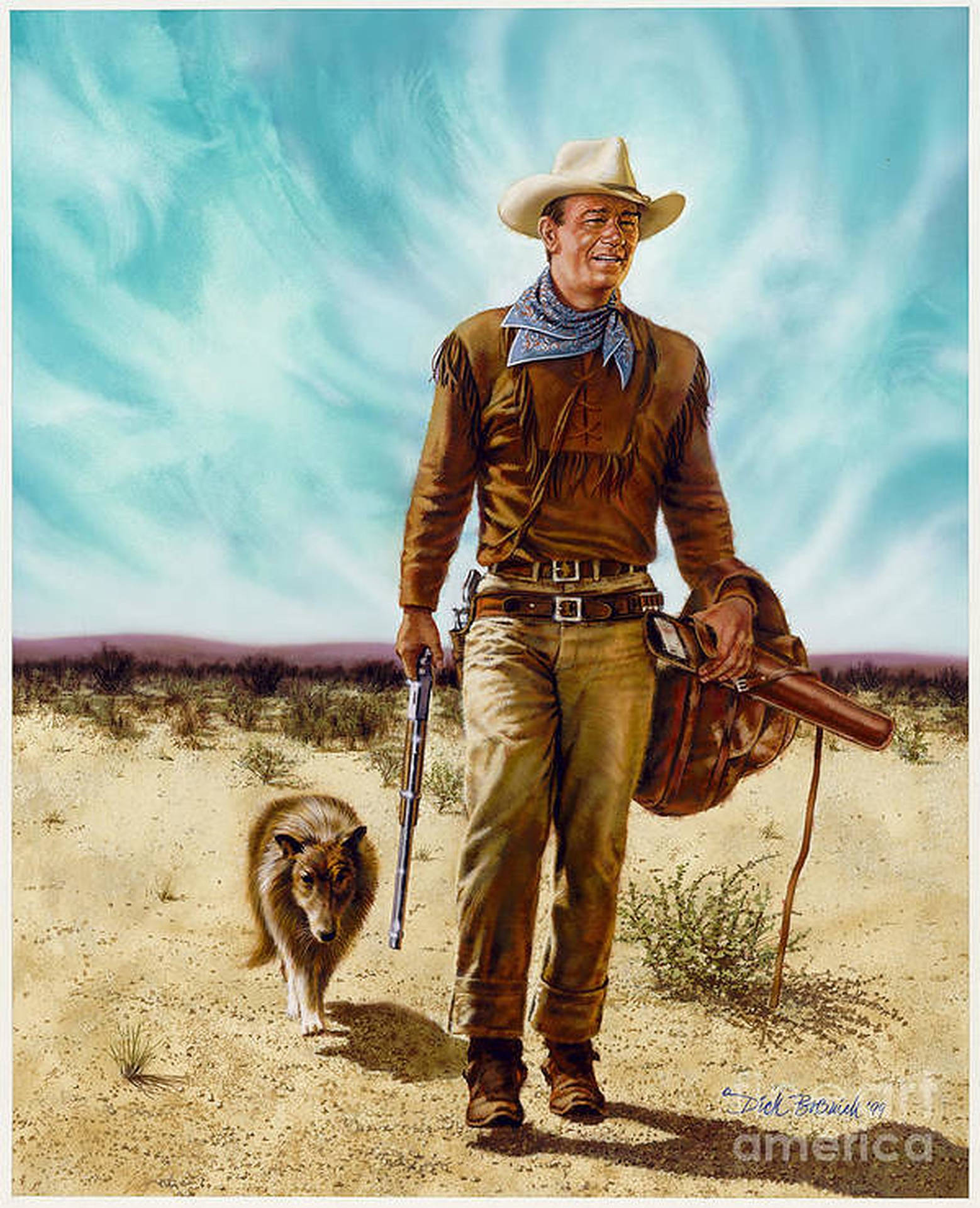 john wayne wallpaper