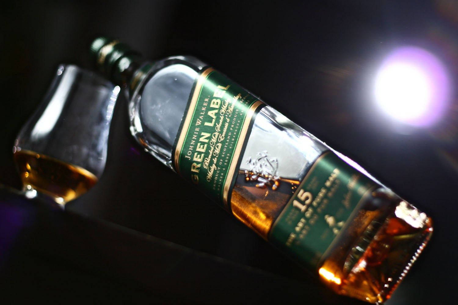 Johnnie Walker Green Label Hurricane Wallpaper