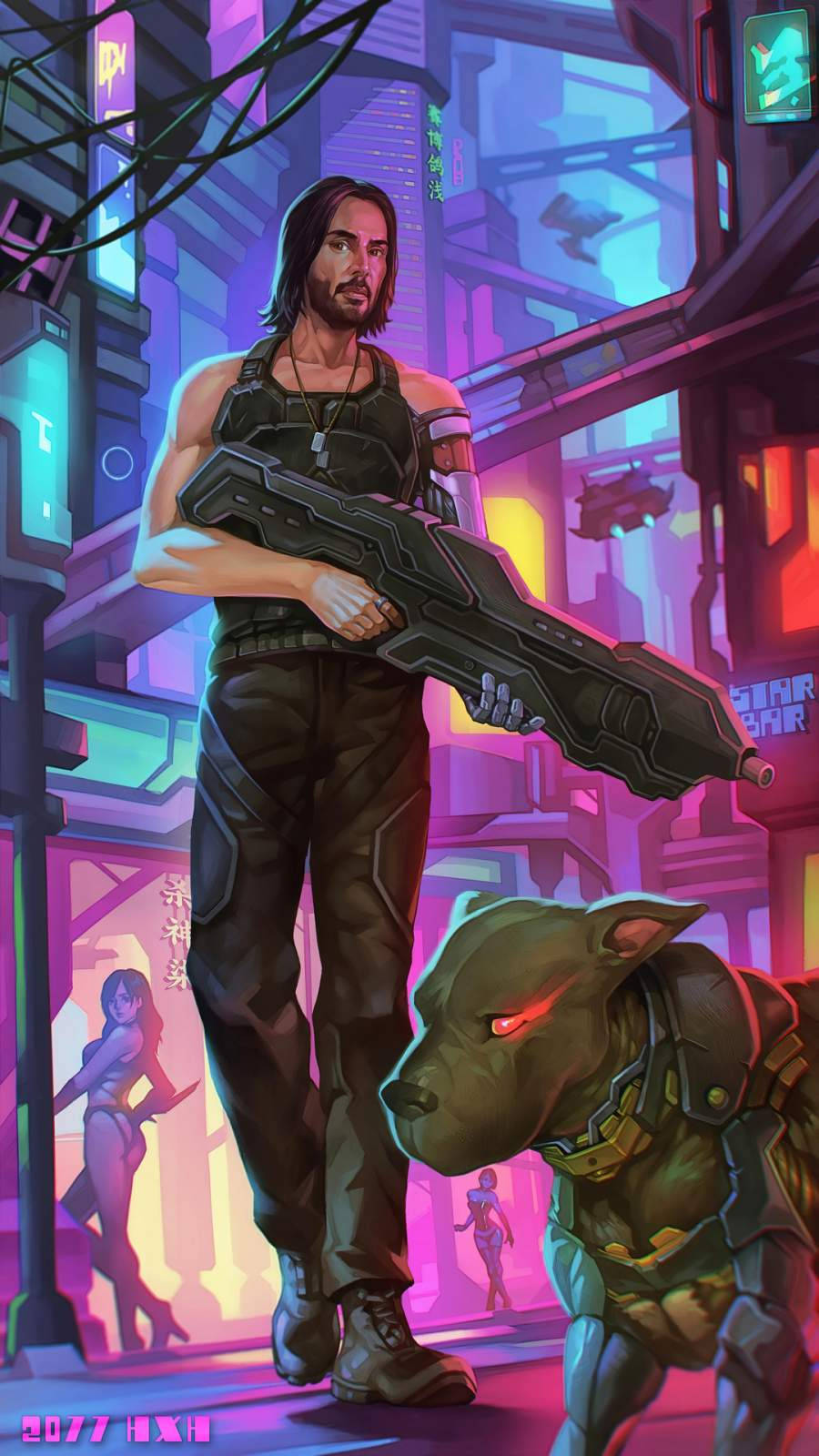 Johnny Silverhand Cyberpunk 2077 Iphone Wallpaper