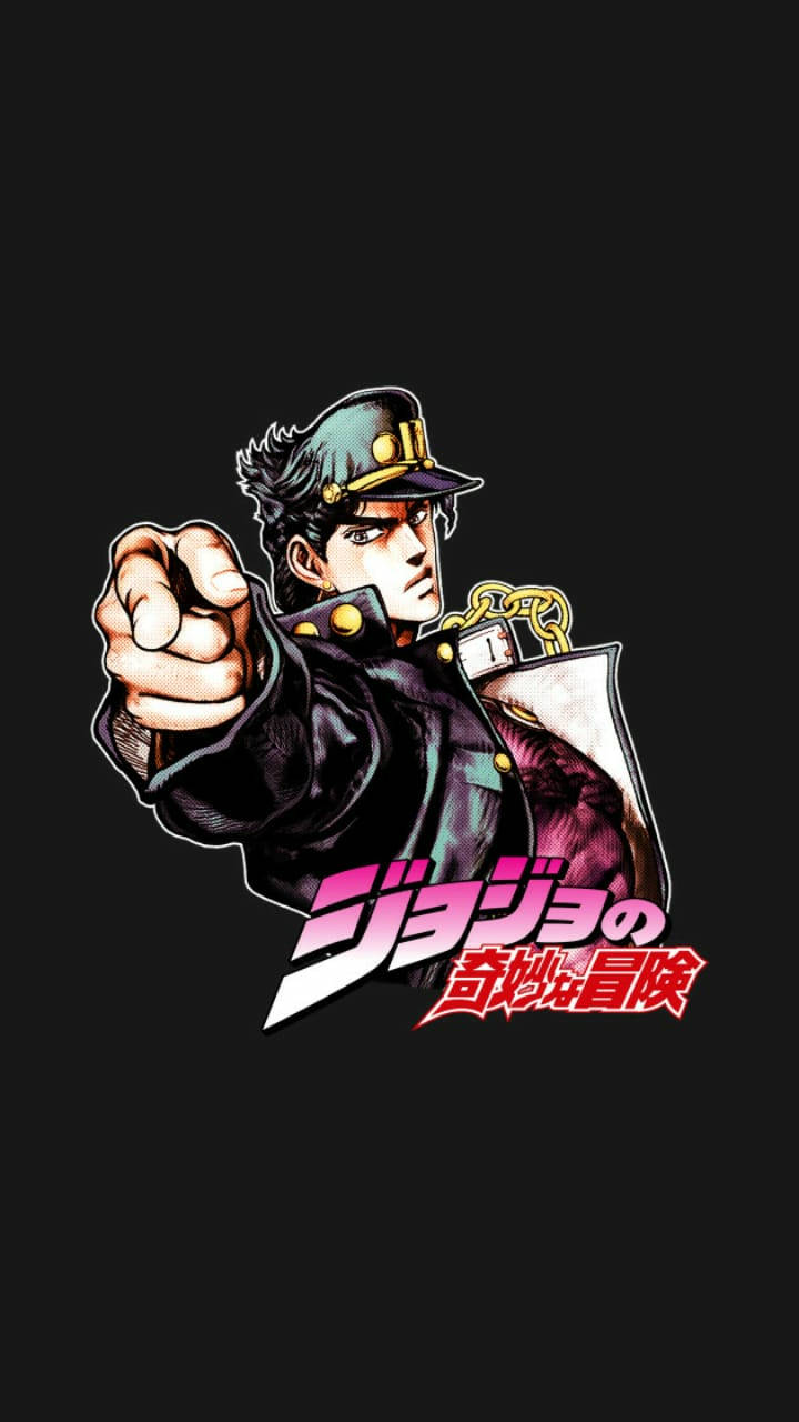 Jojo Phone Jotaro Pose Wallpaper