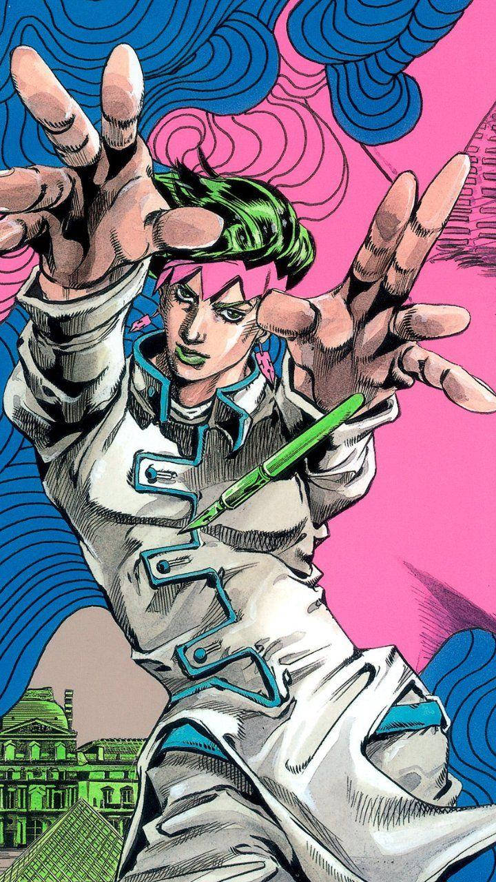 Jojo Phone Rohan Kishibe Wallpaper