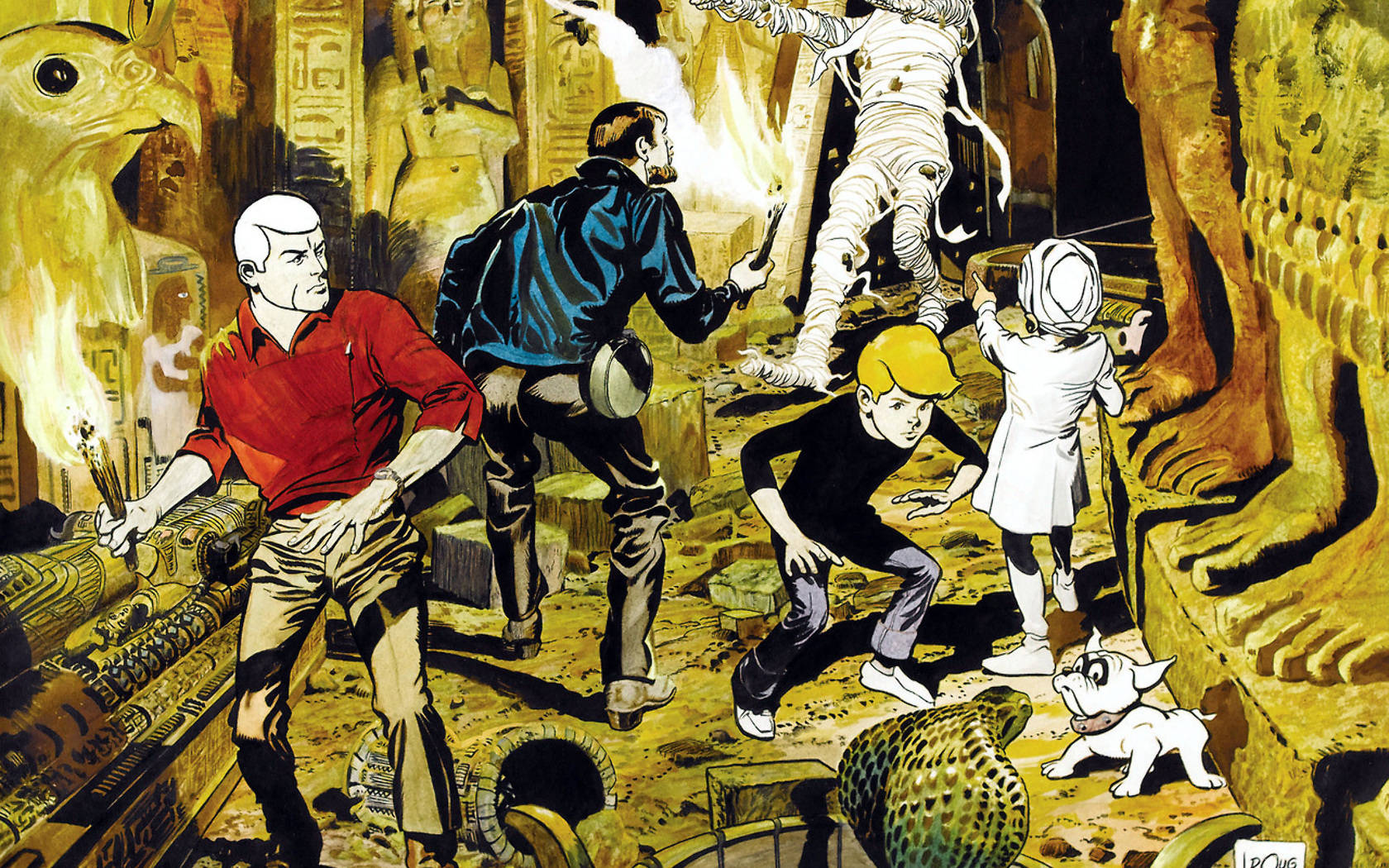 Jonny Quest Treasure Hunting Wallpaper