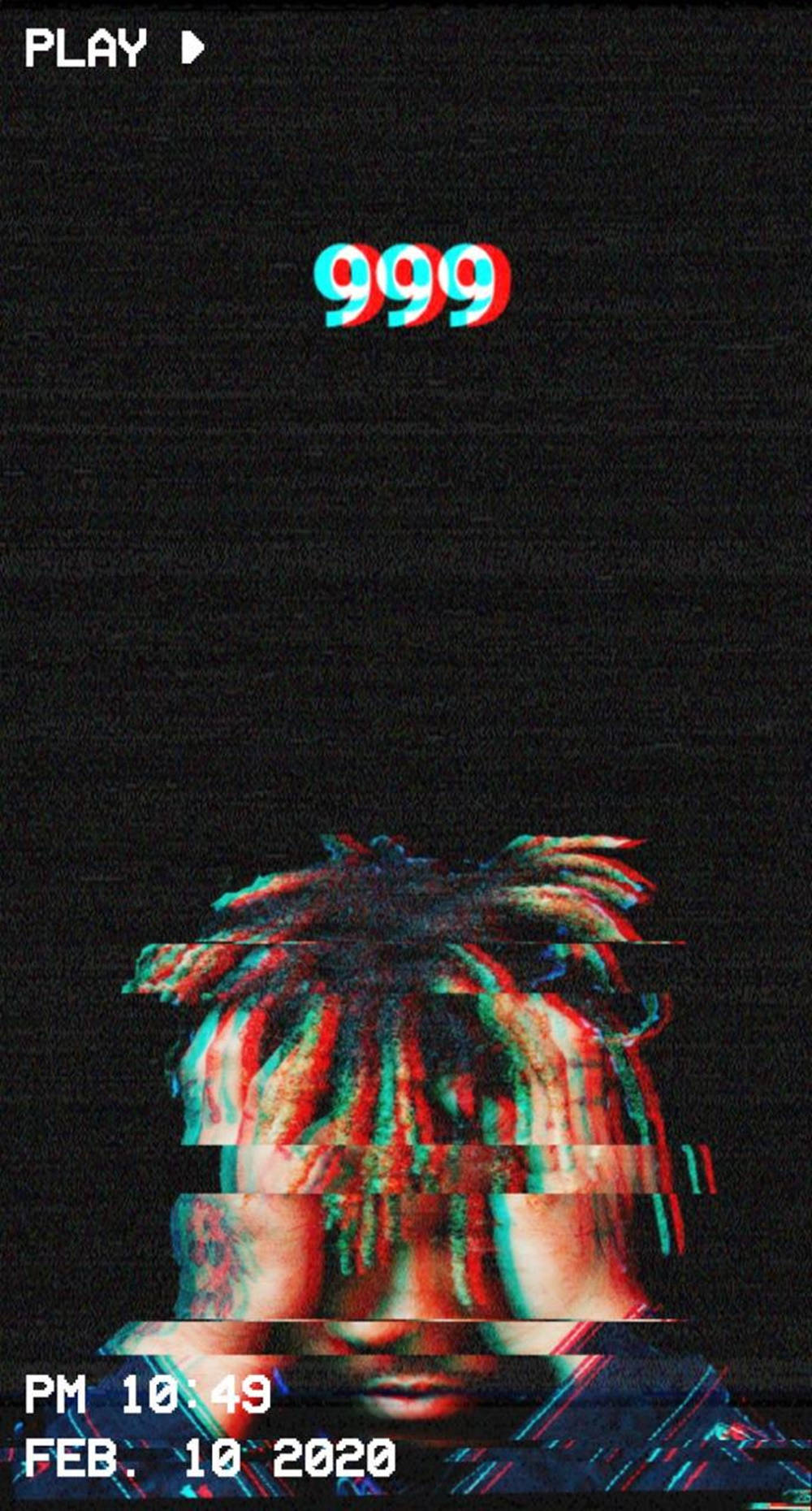 Juice Wrld Aesthetic Retro Camera Effect Wallpaper