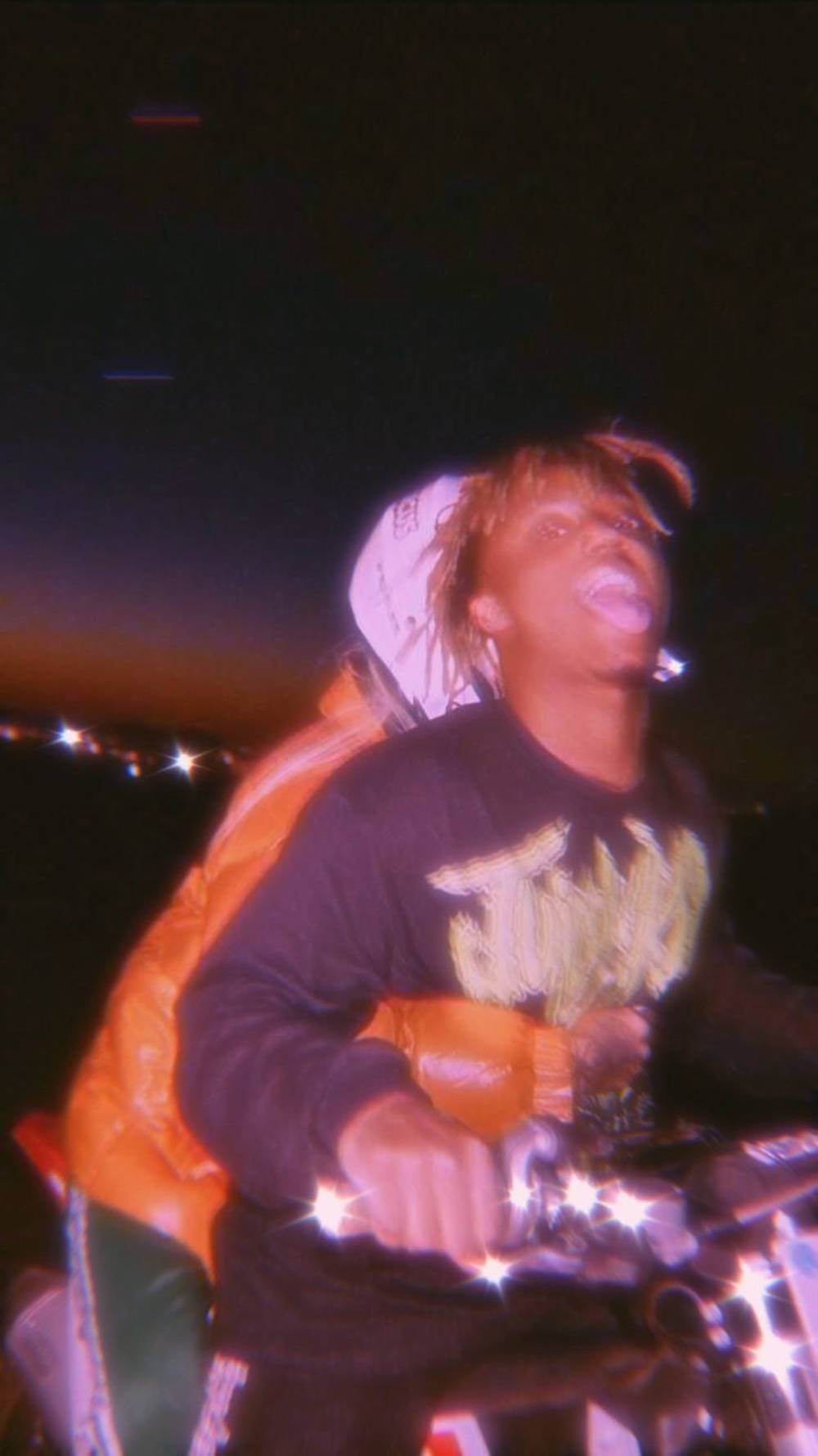 Juice Wrld At A Live Performance Wallpaper