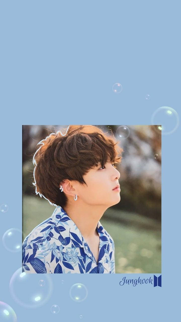 Jungkook Aesthetic Bubbles Wallpaper