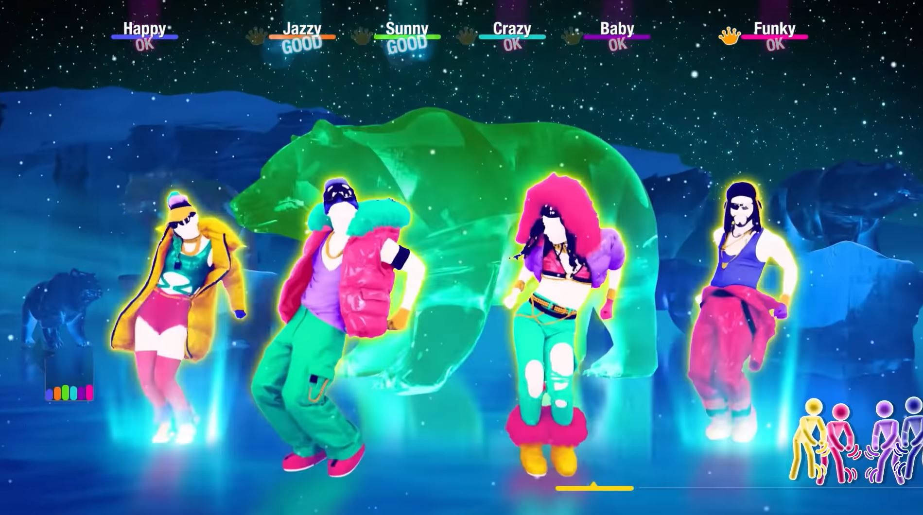 Just Dance Dancers With Bears Wallpaper