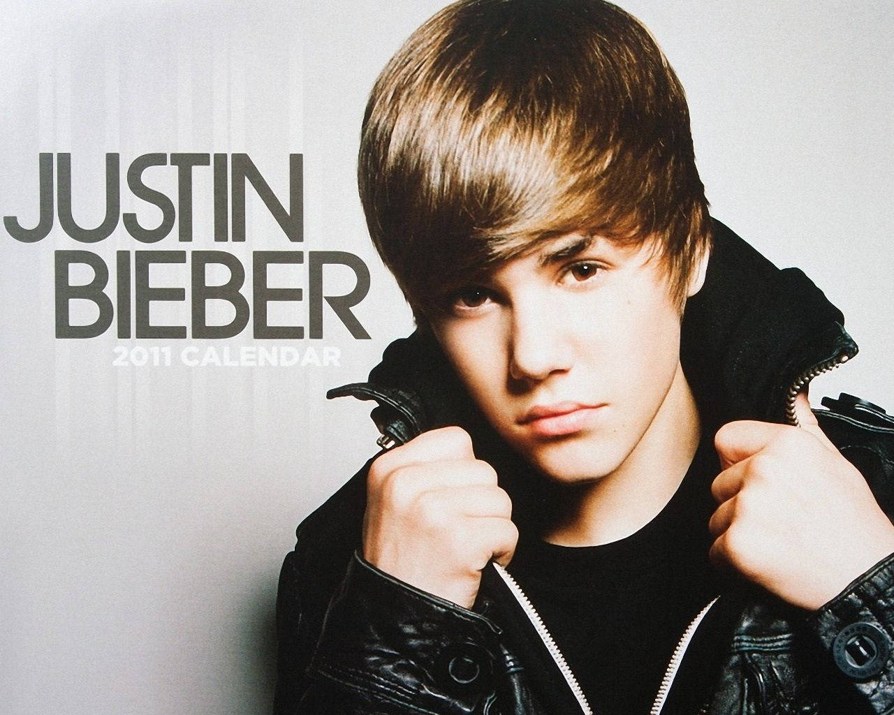 Justin Bieber 2011 Calendar Cover Wallpaper