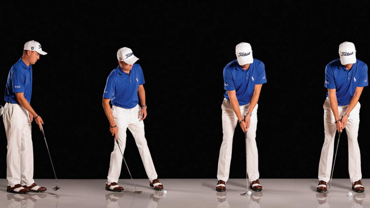 Justin Thomas Swing Progression Wallpaper