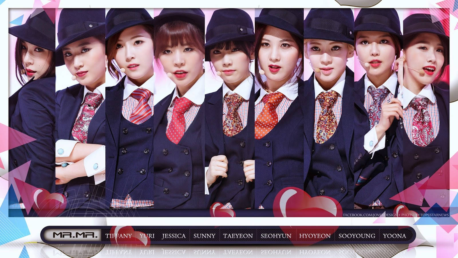 K Pop Group Snsd In Suits Wallpaper