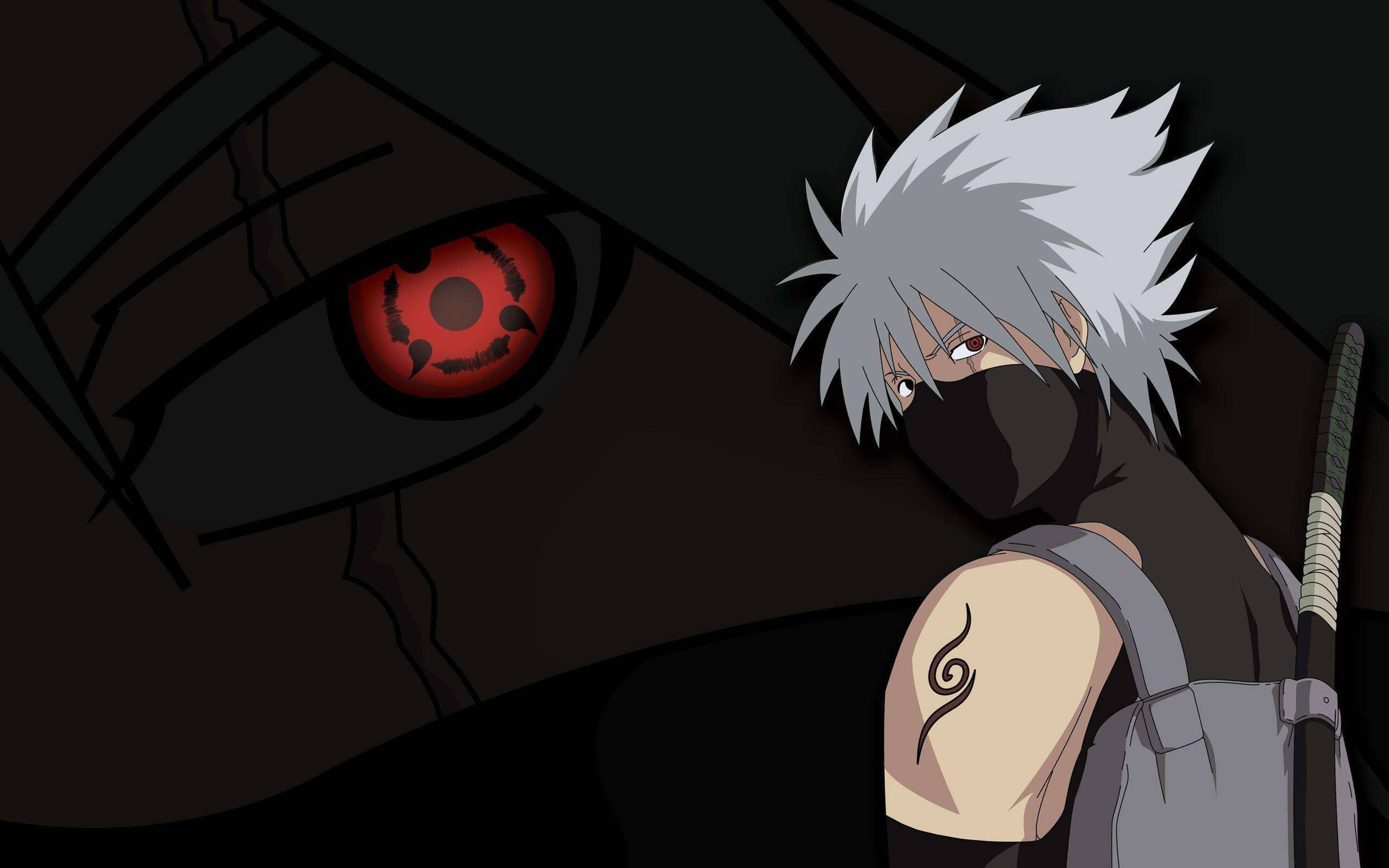 Kakashi Hatake Sharingan Naruto Cool Pfp Wallpaper