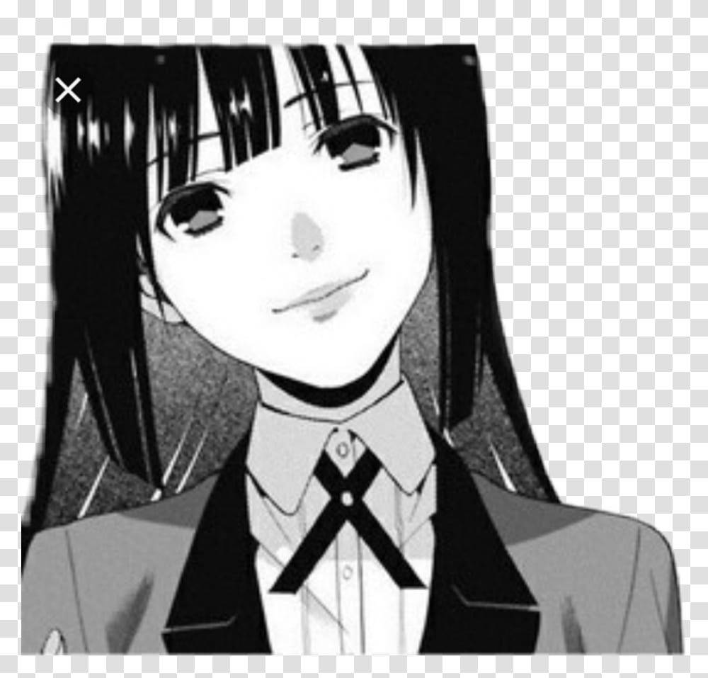 Kakegurui Yumeko Jabami Black And White Pfp Wallpaper