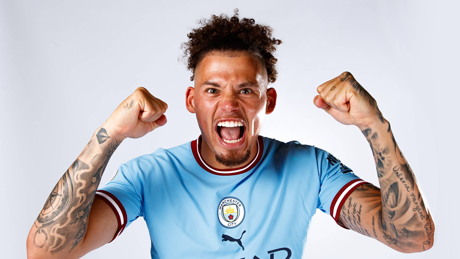 Kalvin Phillips Happy Strong Wallpaper