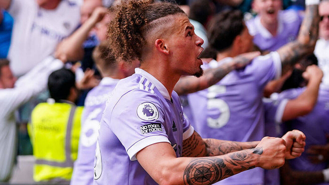 Kalvin Phillips Purple Shirt Wallpaper