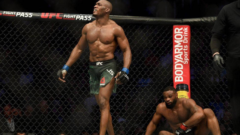 Kamaru Usman Confident Wallpaper