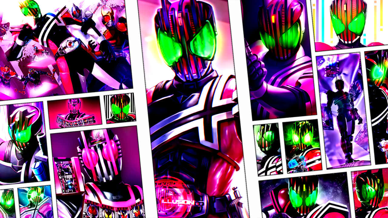 Kamen_ Rider_ Collage Wallpaper