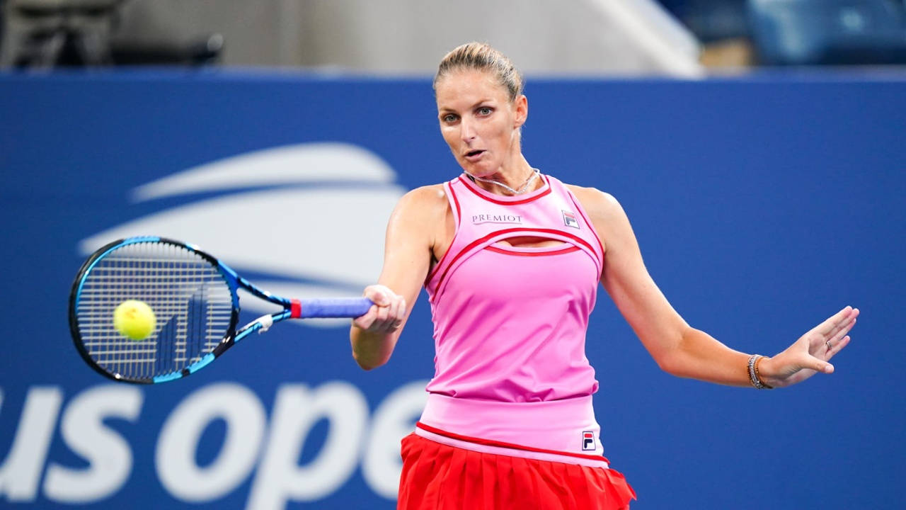 Karolina Pliskova 2022 Us Open Wallpaper