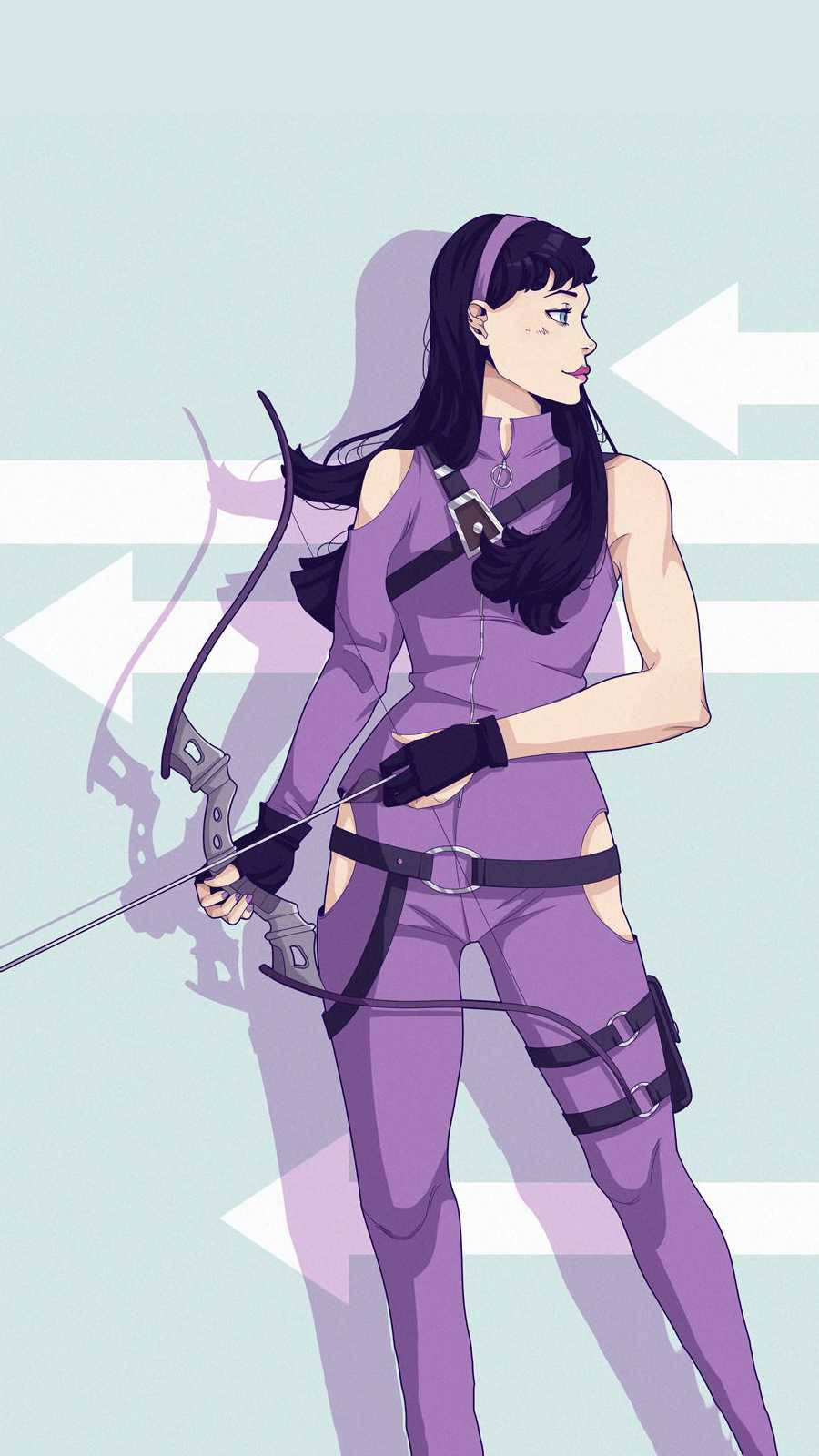 Kate Bishop Marvel Hawkeye Fanart Wallpaper