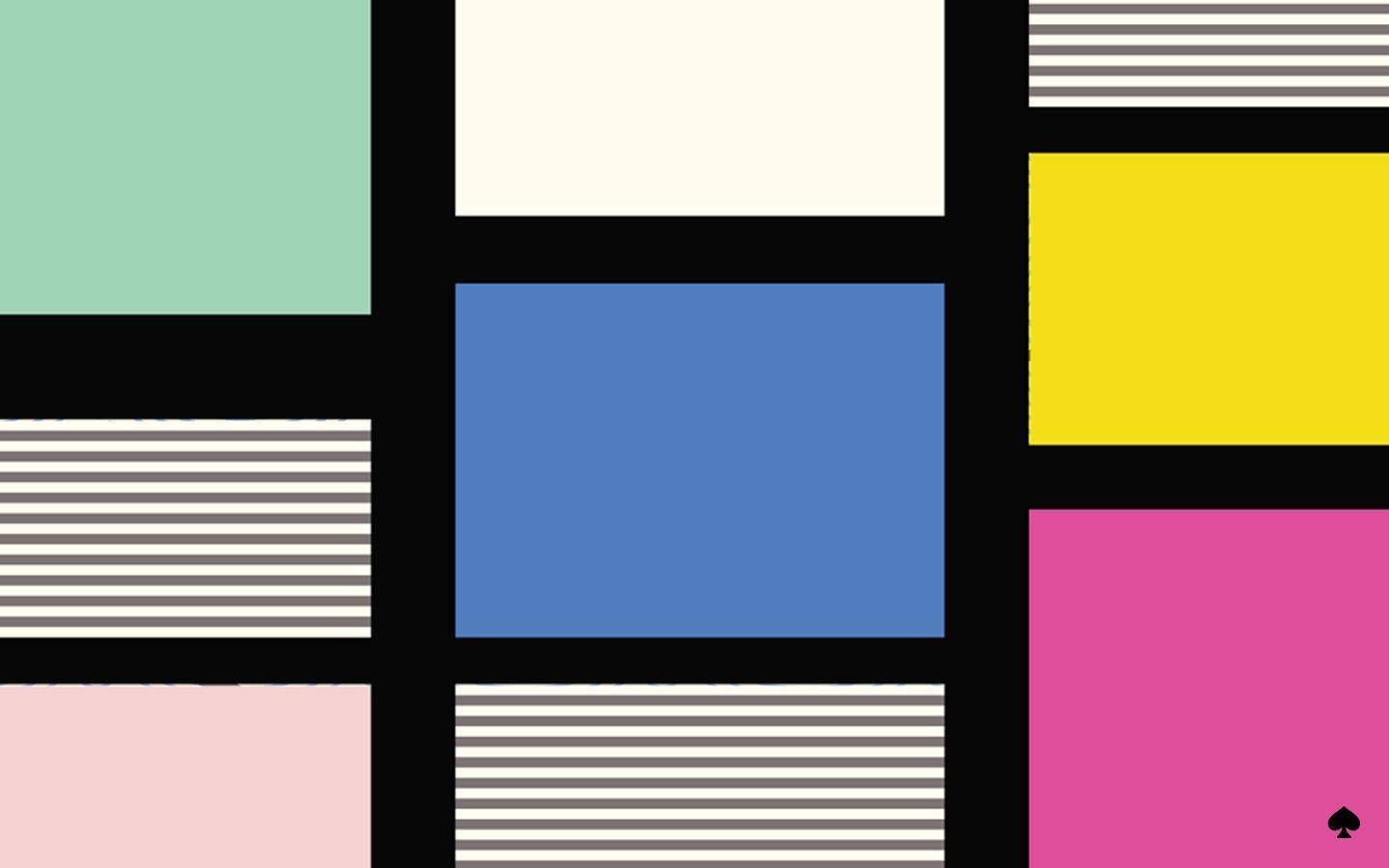 Kate Spade Colorful Panels Wallpaper