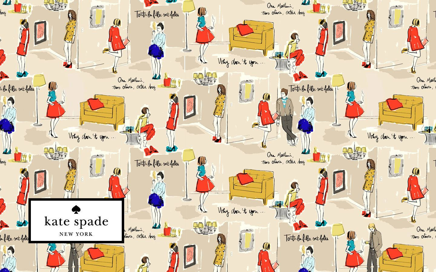 Kate Spade New York Art Wallpaper