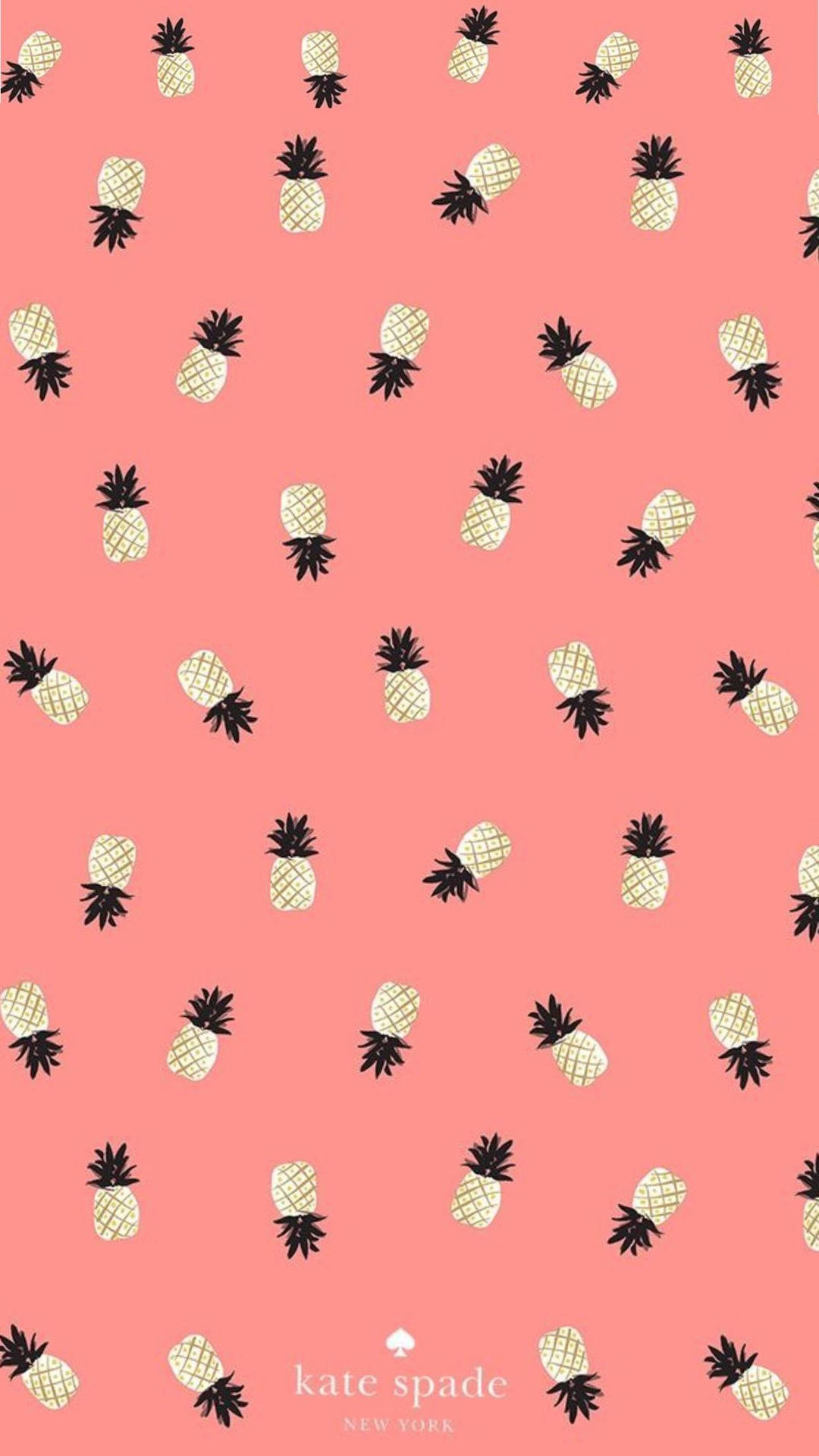 Kate Spade Pineapple Poster Wallpaper WallpapersOK
