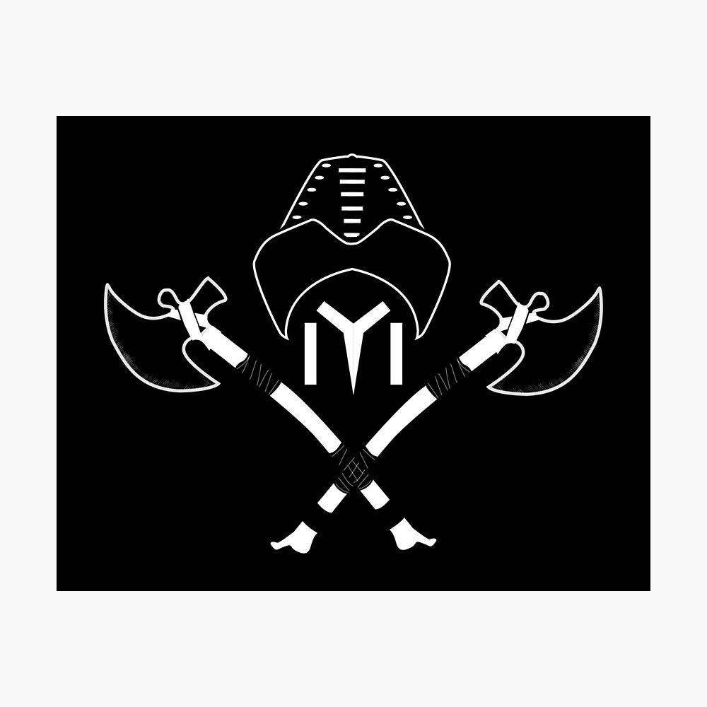 Kayi Tribe Warrior Black And White Seal Wallpaper