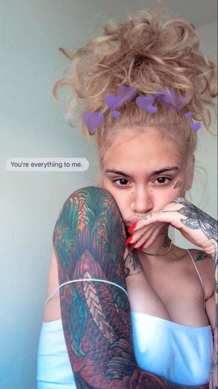 Kehlani Blonde Hair Wallpaper