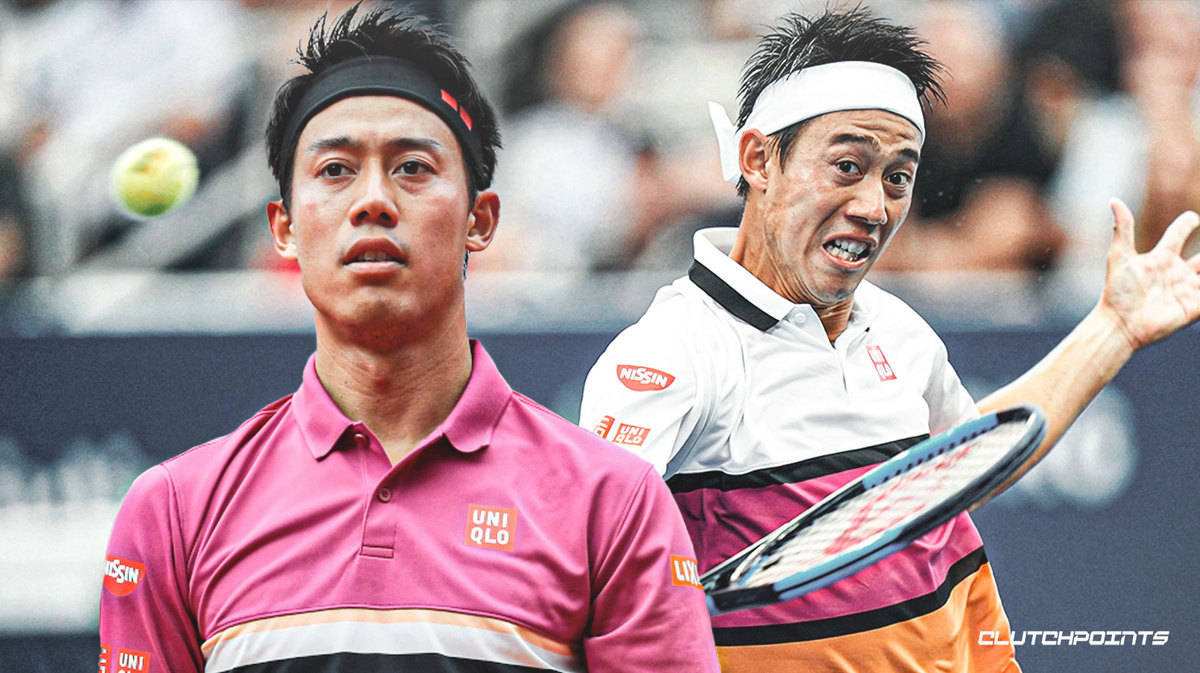 Kei Nishikori - Power And Precision In Tennis Wallpaper