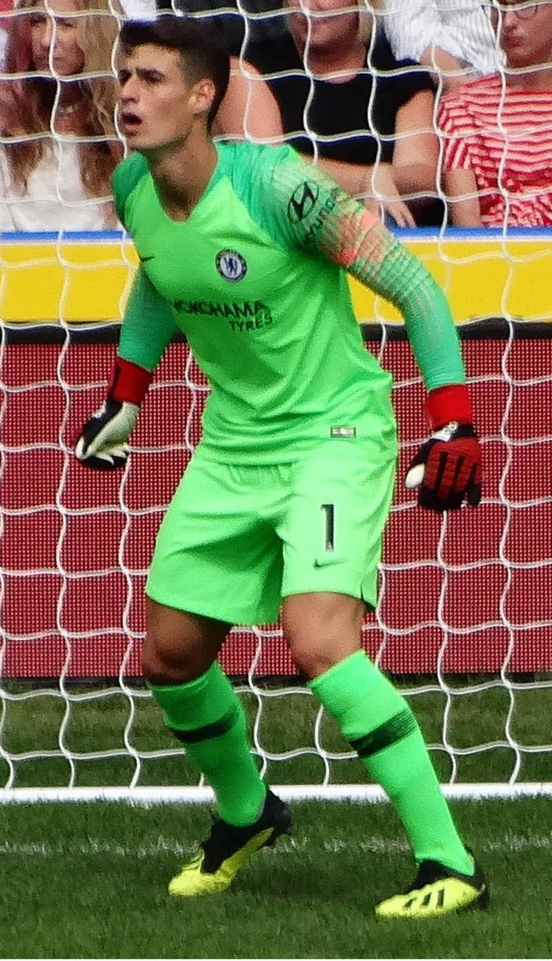 Kepa Arrizabalaga Near Net Wallpaper