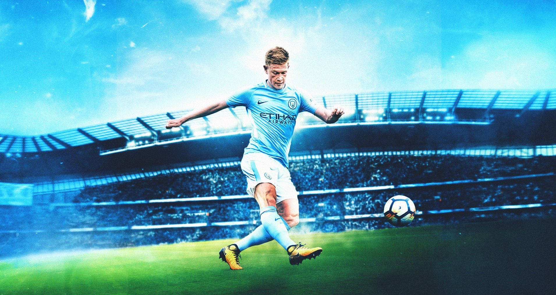 Kevin De Bruyne Playing Soccer Wallpaper