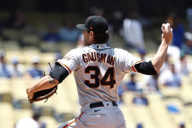 Kevin Gausman White Jersey Number 34 Wallpaper