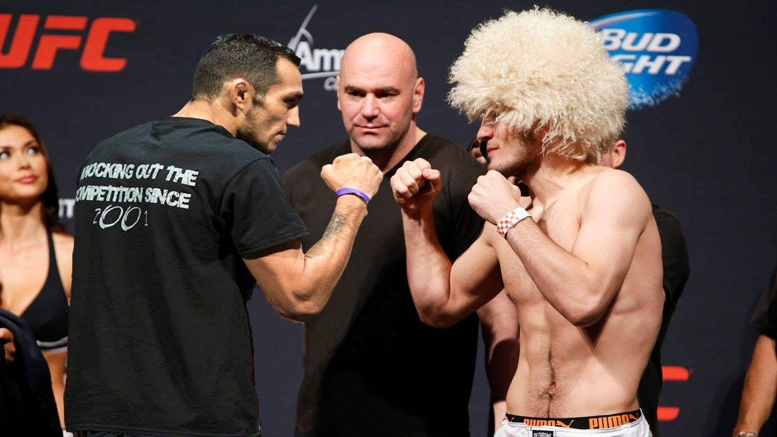 Khabib Nurmagomedov Face-off Wallpaper