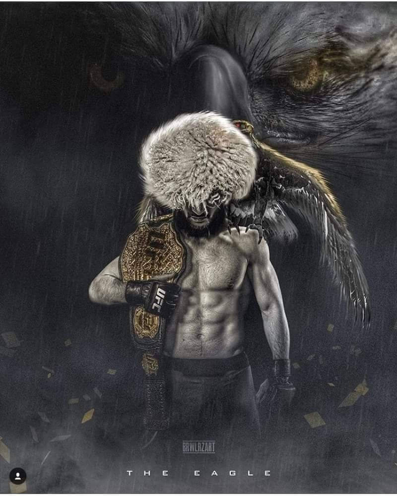 Khabib Nurmagomedov The Eagle Edit Wallpaper