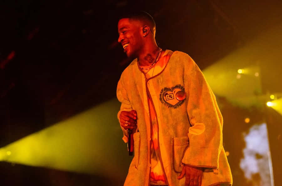 Kid Cudi Performing Live On Stage.jpg Wallpaper