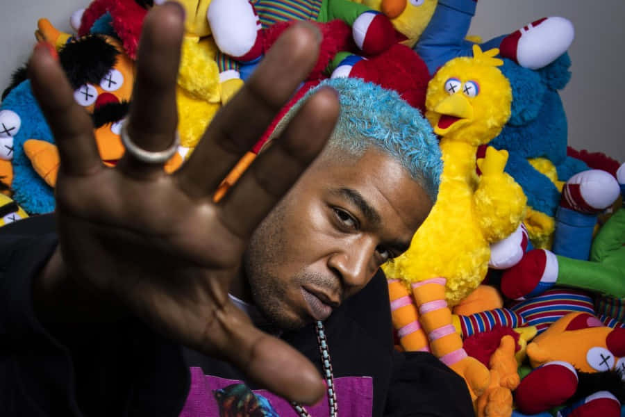 Kid Cudi Plush Toys Backdrop Wallpaper