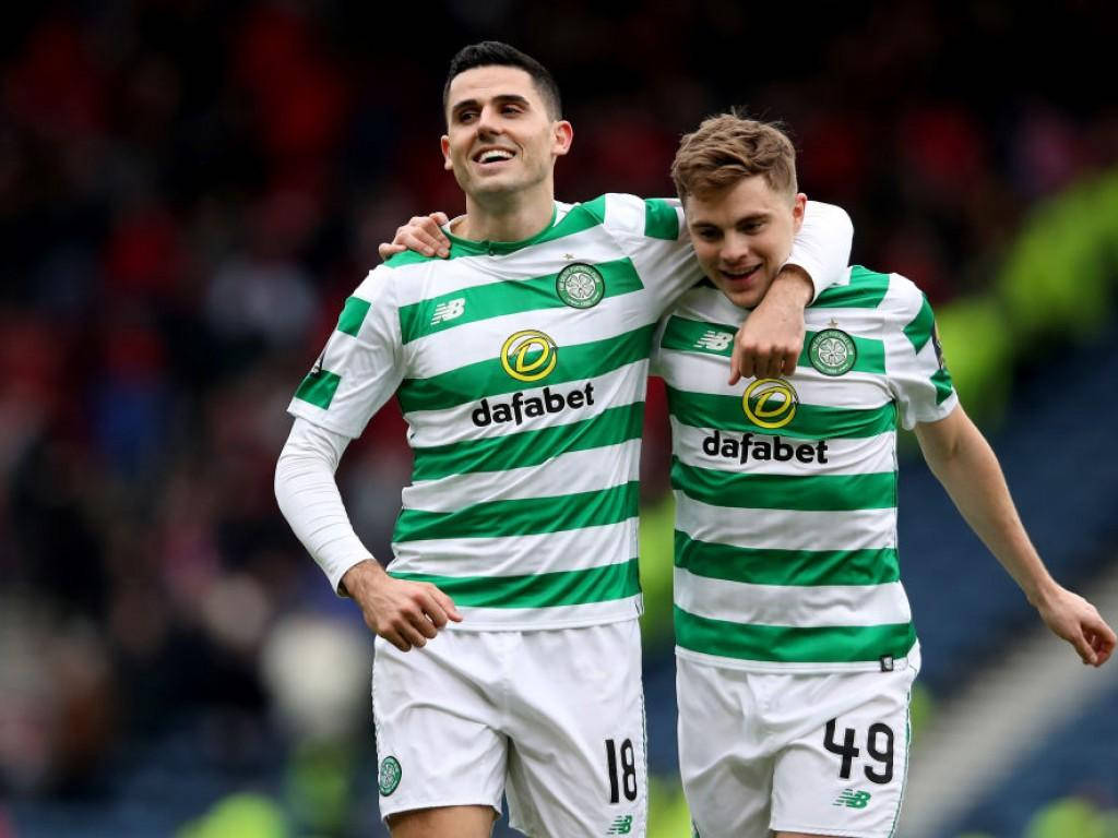 Kieran Tierney And Tom Rogic Wallpaper