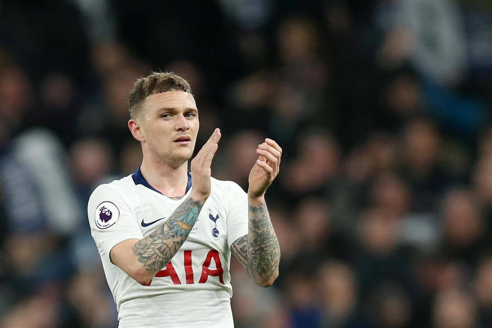 Kieran Trippier Clapping White Shirt Wallpaper