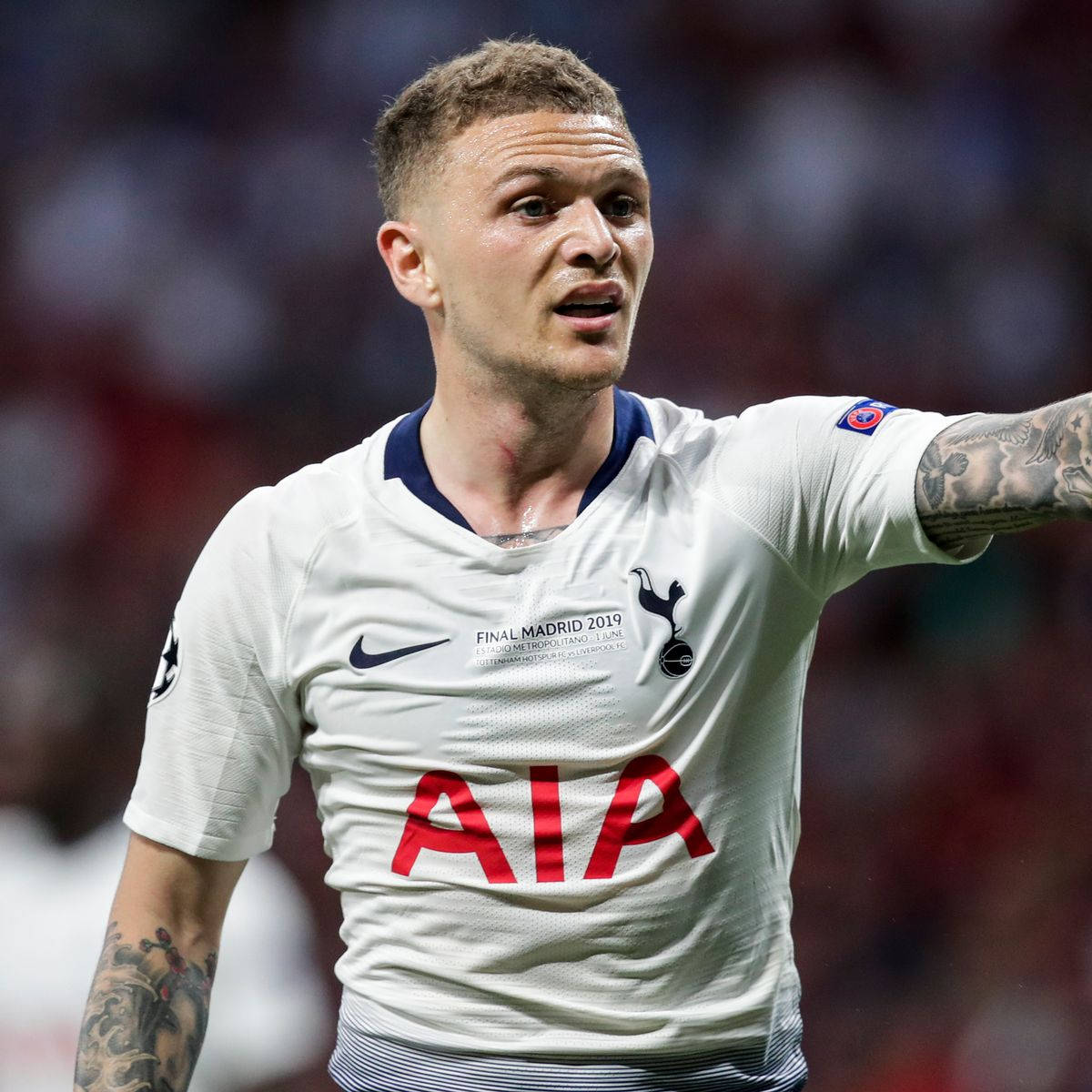 Kieran Trippier Pointing Wallpaper