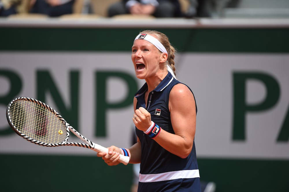 Kiki Bertens Ecstatic Fist Pump Wallpaper